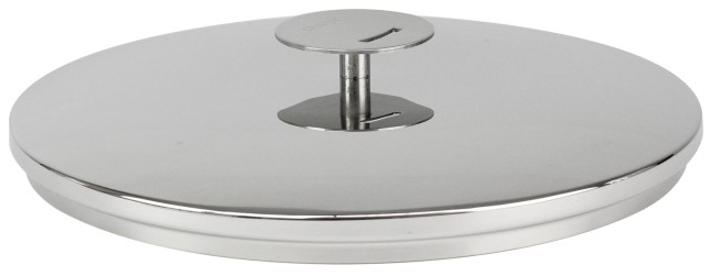 Couvercle Cristel Graphite inox amovible - 14 cm