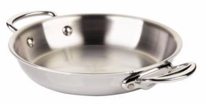 Poêle inox Mauviel M'Cook 12 cm - poignées fixes inox