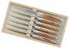 6 COUTEAUX DE TABLE LE THIERS GOYON-CHAZEAU - OLIVIER