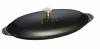 STAUB - ASSIETTE OVALE AVEC COUVERCLE - 31 CM