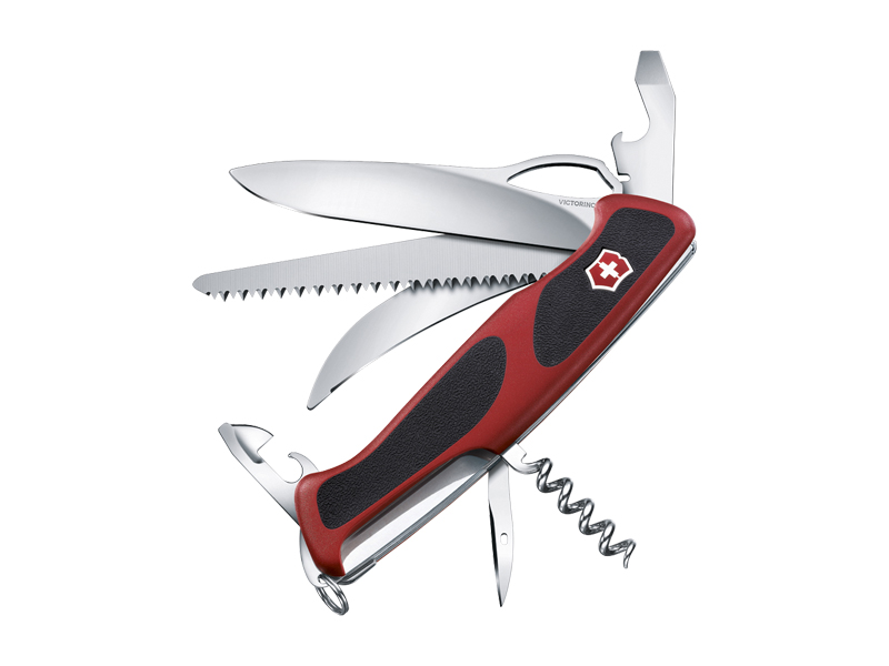 Couteau multifonctions Victorinox Rangergrip 57 hunter - Manche bi-matière 130 mm