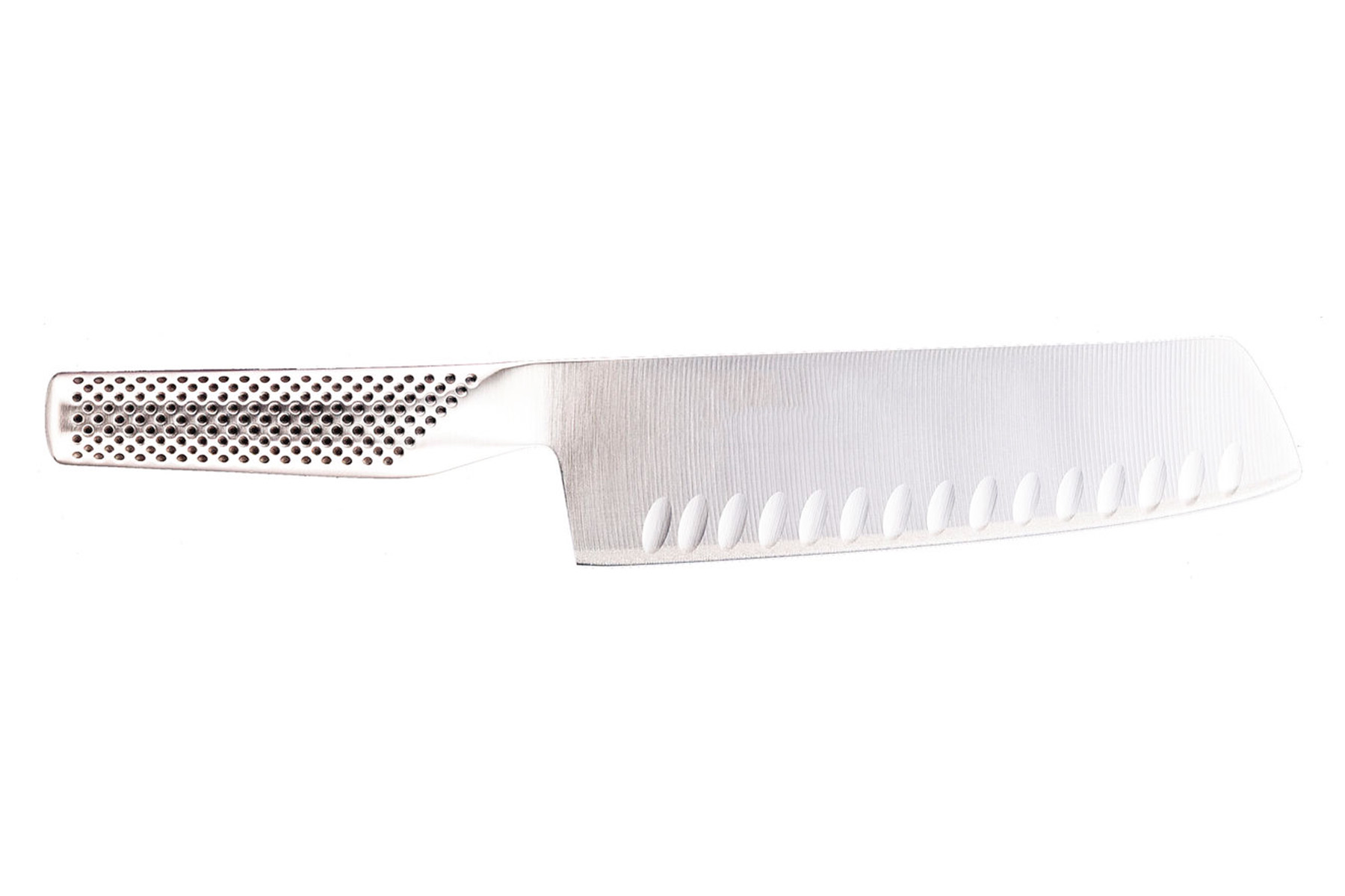 Couteau japonais Global g-series G81 - Couteau nakiri alvéolé 18 cm