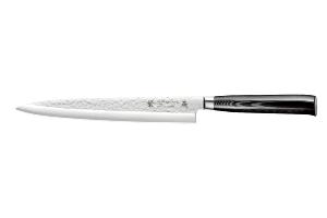 Couteau japonais Tamahagane Tsubame Hammered - Couteau sashimi 24 cm