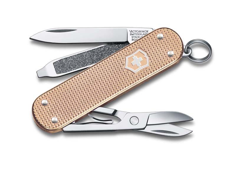 Mini couteau suisse Victorinox Classic SD Alox Fresh Peach