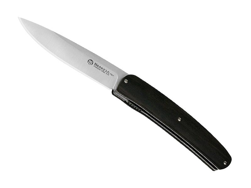 Couteau Maserin Mini Gourmet - manche 10 cm ébène