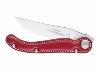 COUTEAU LAGUIOLE PAR CLAUDE DOZORME - 12CM - CUIR ROUGE