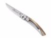 COUTEAU LE THIERS PAR CLAUDE DOZORME - 10.5CM - CORNE CLAIRE