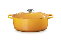 Cocotte ovale en fonte émaillée Le Creuset 31cm " Nectar"