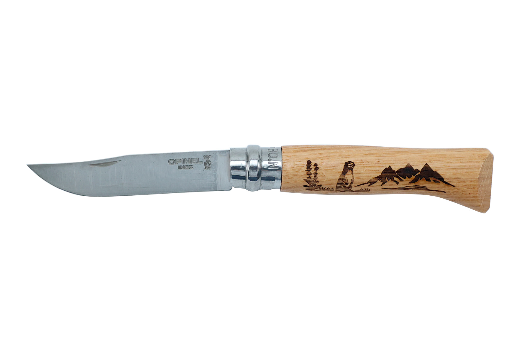 Couteau Opinel animalia "Marmotte"