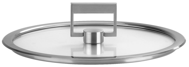 Couvercle plat en verre Cristel Strate - 18 cm