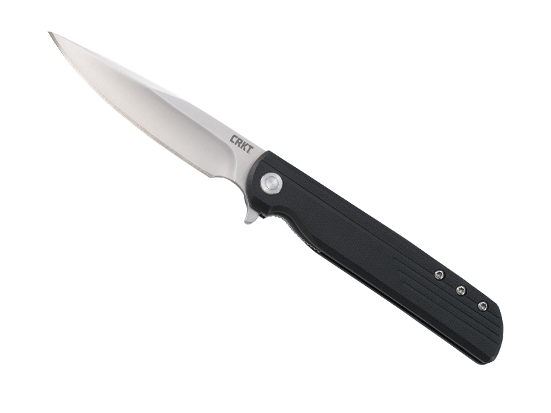 Couteau CRKT LCK + - manche 10,5 cm nylon/fibre de verre noir