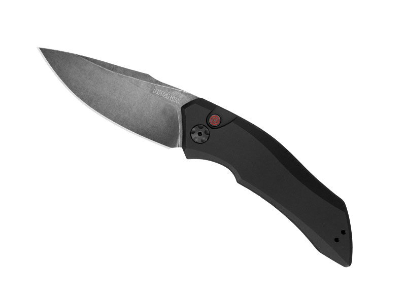 Couteau automatique Kershaw Launch 1- manche 12 cm aluminium noir