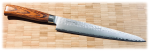 COUTEAU JAPONAIS DE CUISINE - TAMAHAGANE GAMME TSUBAME WOOD - SUJIHIKI 24 CM
