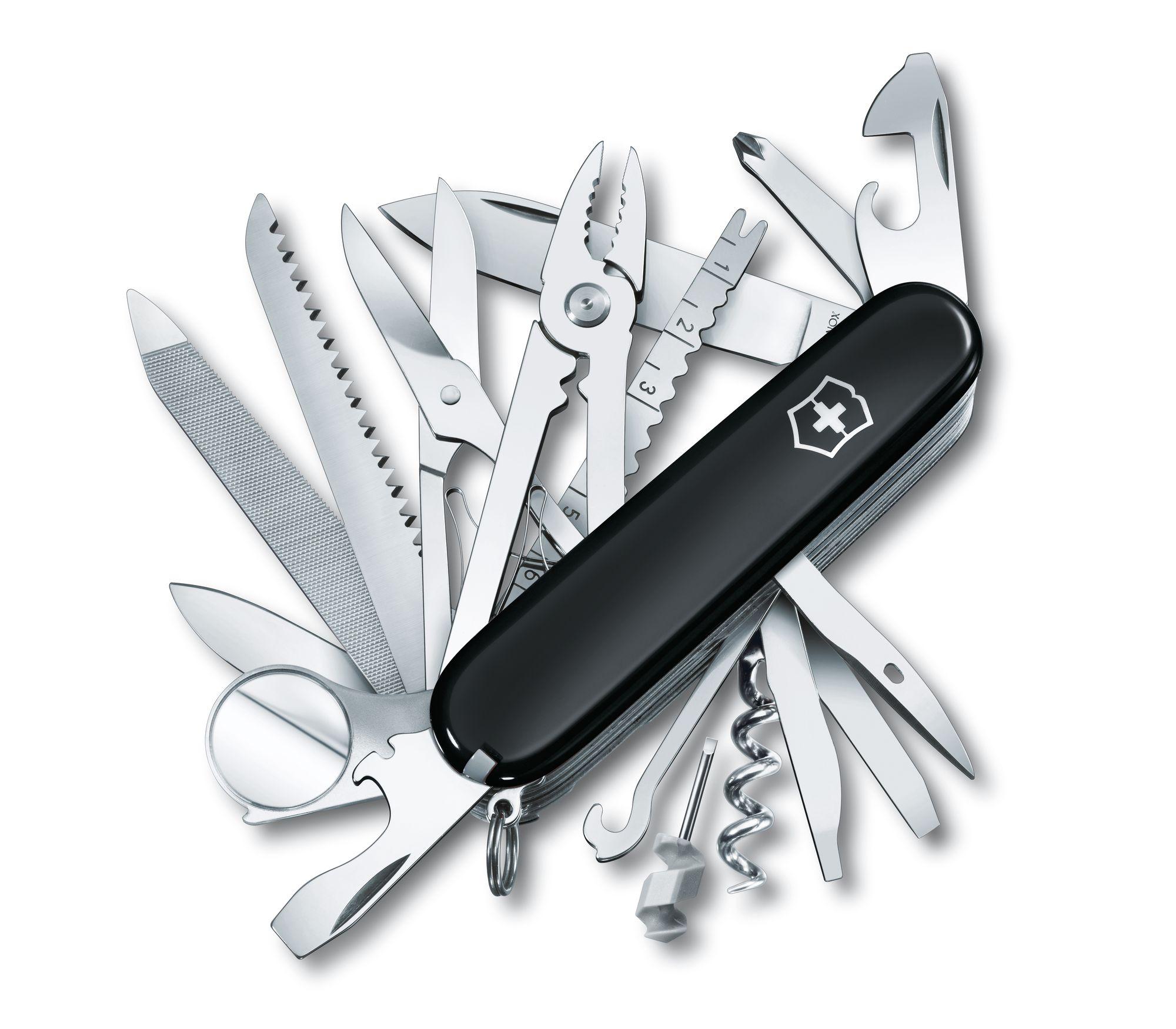 Couteau suisse Victorinox  Swisschamp - Manche noir