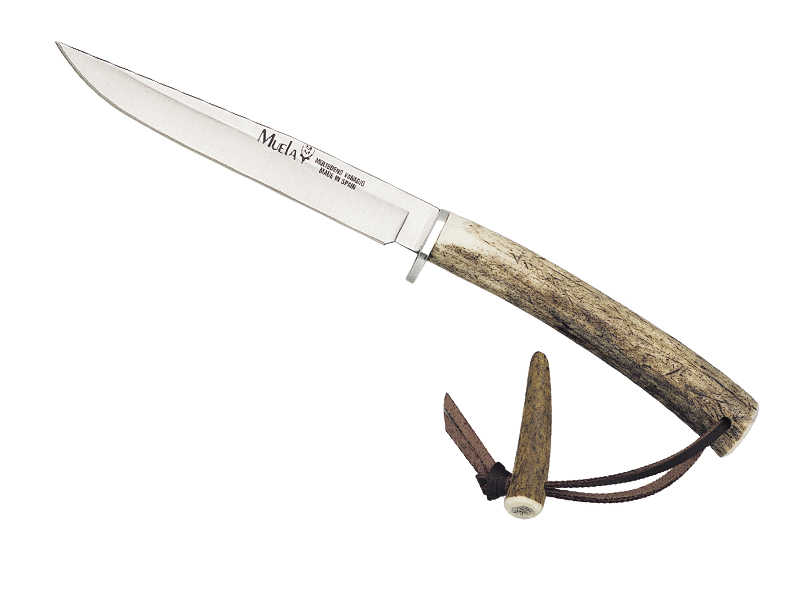Poignard de chasse Muela Gredos 14 cm - manche bois de cerf