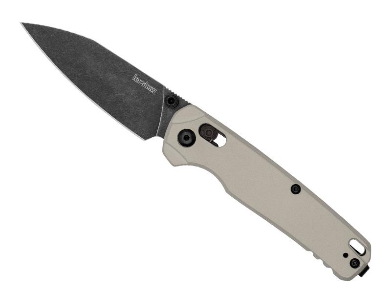 Couteau Kershaw Bel Air -  manche 11 cm aluminium 6061-T6 revêtement Cerakote® beige