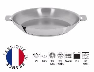 Poêle inox Cristel Mutine 20 cm - poignées amovibles