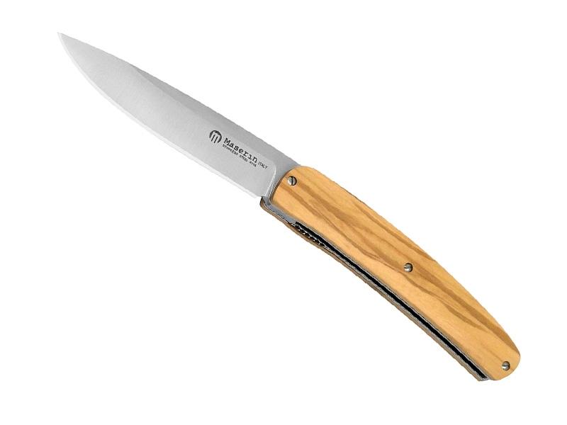 Couteau Maserin Mini Gourmet - manche 10 cm olivier