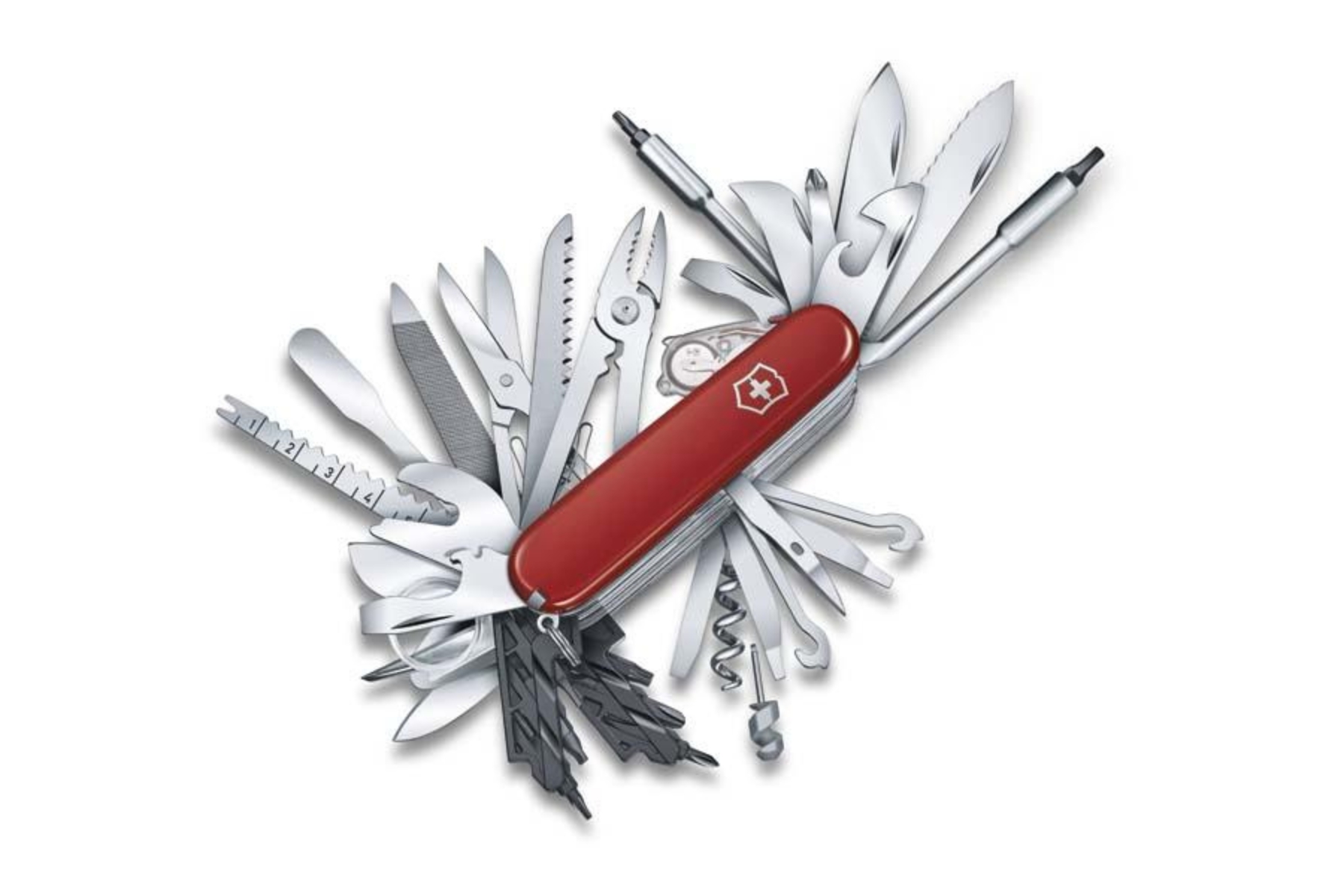 Couteau suisse Victorinox  Swisschamp  XXL - Manche 91 mm rouge