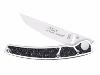 COUTEAU LE THIERS PAR CLAUDE DOZORME - 12CM - GALUCHAT NOIR