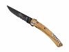 COUTEAU LE THIERS PAR CLAUDE DOZORME - 12.5 CM 2P OLIVIER NOIR INOX