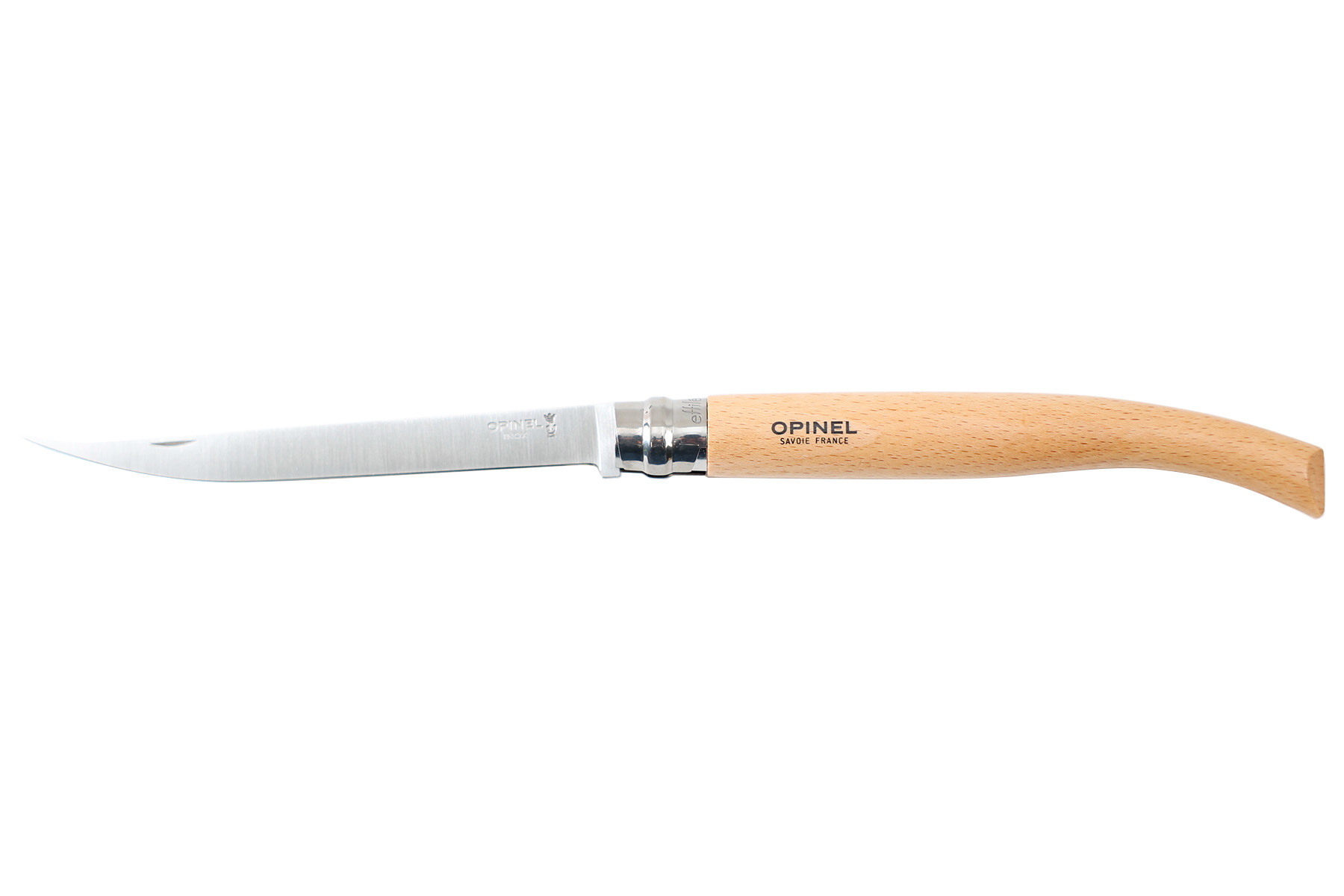 Couteau Opinel N°15 éffilée en hêtre