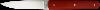 COFFRET DE 6 COUTEAUX DE TABLE PERCEVAL 9.47 - ROUGE