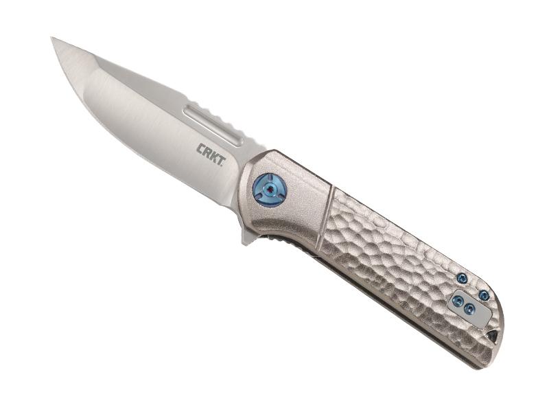 Couteau CRKT Lanny - manche 11 cm aluminium gris