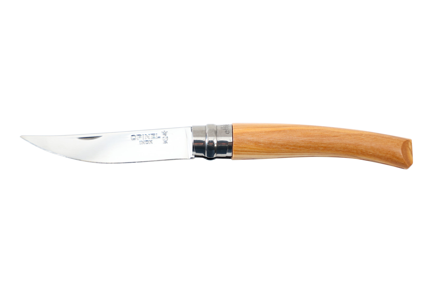 Couteau pliant Opinel n°8 effilé en olivier