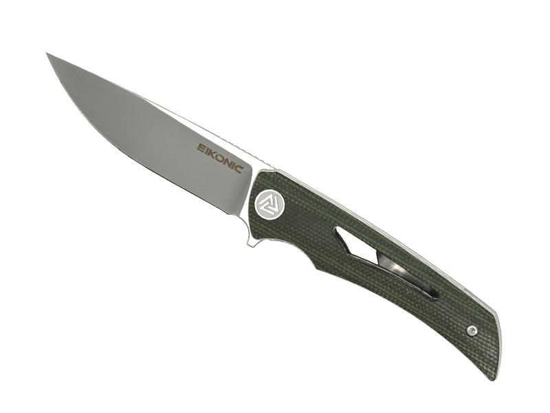 Couteau Eikonic Aperture - manche 10 cm micarta vert