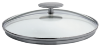 COUVERCLE EN VERRE CRISTEL PLATINE AMOVIBLE - 12 CM