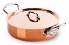 RONDEAU AVEC COUVERCLE CUIVRE M'HERITAGE M'150S - 20 CM MONTURE FONTE D'INOX